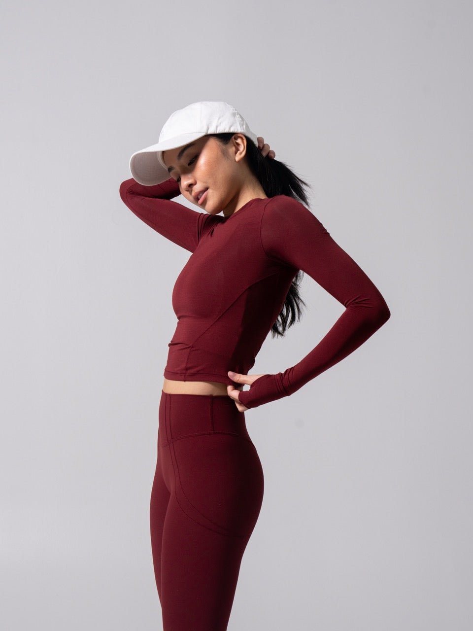 Halo Long Sleeve Baby Tee - Vineyard