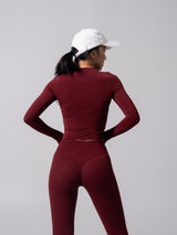 Thumbnail 7 of Halo Long Sleeve Baby Tee - Vineyard, 7 of 11