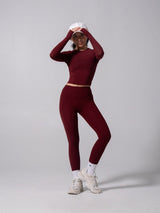 Thumbnail 11 of Halo Long Sleeve Baby Tee - Vineyard, 11 of 11