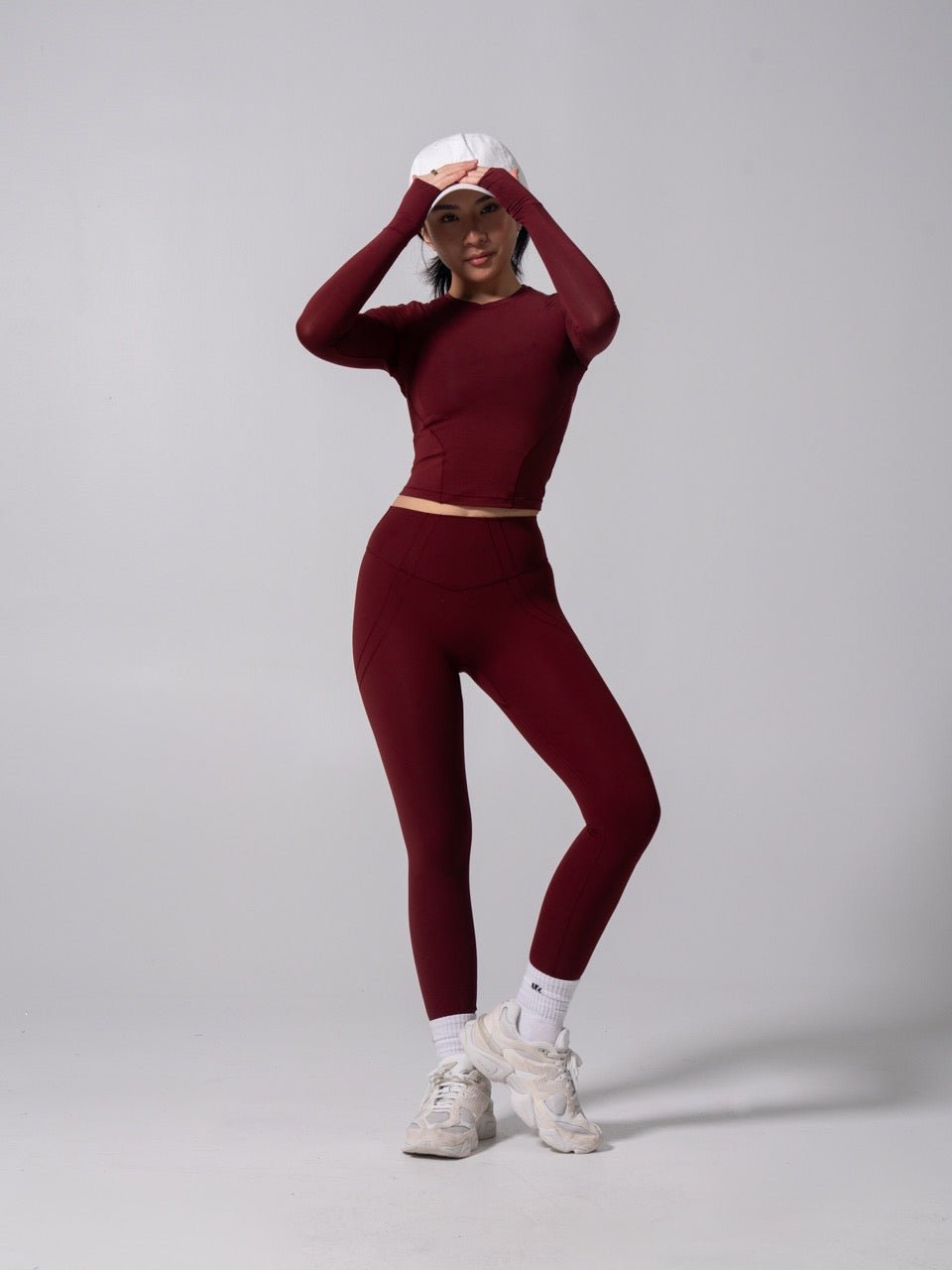 Halo Long Sleeve Baby Tee - Vineyard