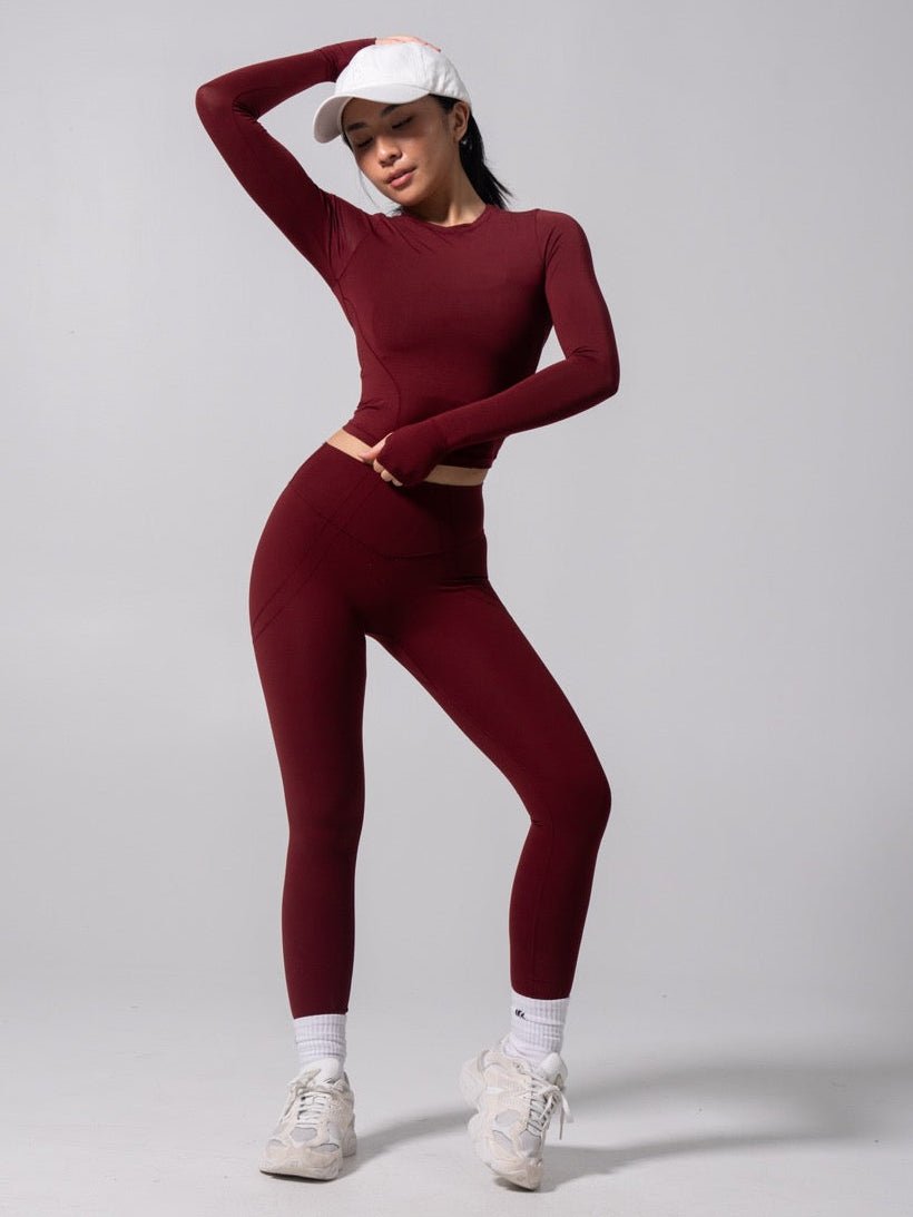 Halo Long Sleeve Baby Tee - Vineyard