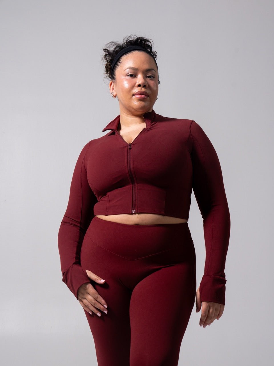 Rosa Waist Length Jacket - Vineyard