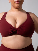 Thumbnail 6 of Twist Fit Sports Bra - Vineyard, 6 of 7