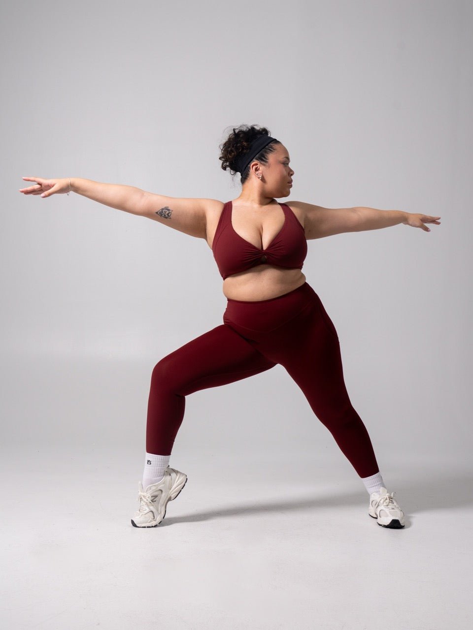 Twist Fit Sports Bra - Vineyard