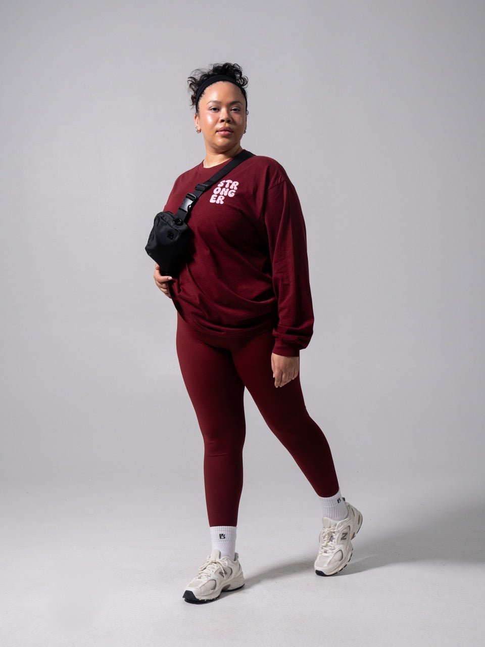 Stronger Long Sleeve Tee - Vineyard