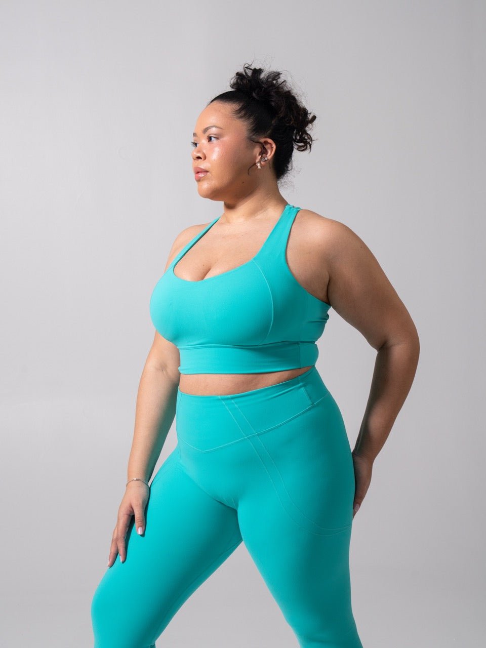 Nubre Twilight Sports Bra - Teal Me Later