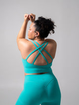 Thumbnail 4 of Nubre Twilight Sports Bra - Teal Me Later, 4 of 5