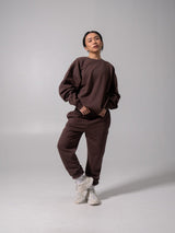 Thumbnail 2 of Threads Crew Pullover - Espresso, 2 of 6