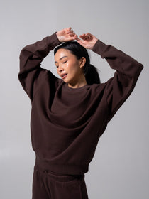 Threads Crew Pullover - Espresso