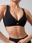 Twist Fit Sports Bra - Onyx Black