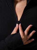 Thumbnail 5 of Rosa Waist Length Jacket - Onyx Black, 5 of 6