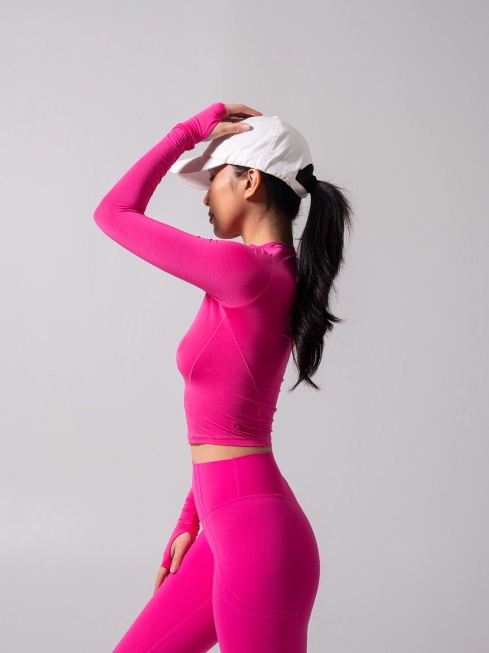 Halo Long Sleeve Baby Tee - Miami Vice