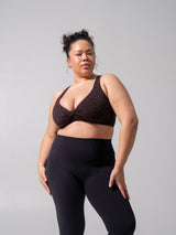 Thumbnail 2 of Twist Fit Sports Bra - Leopard Print, 2 of 8