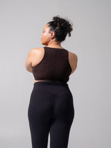 Thumbnail 5 of Twist Fit Sports Bra - Leopard Print, 5 of 8