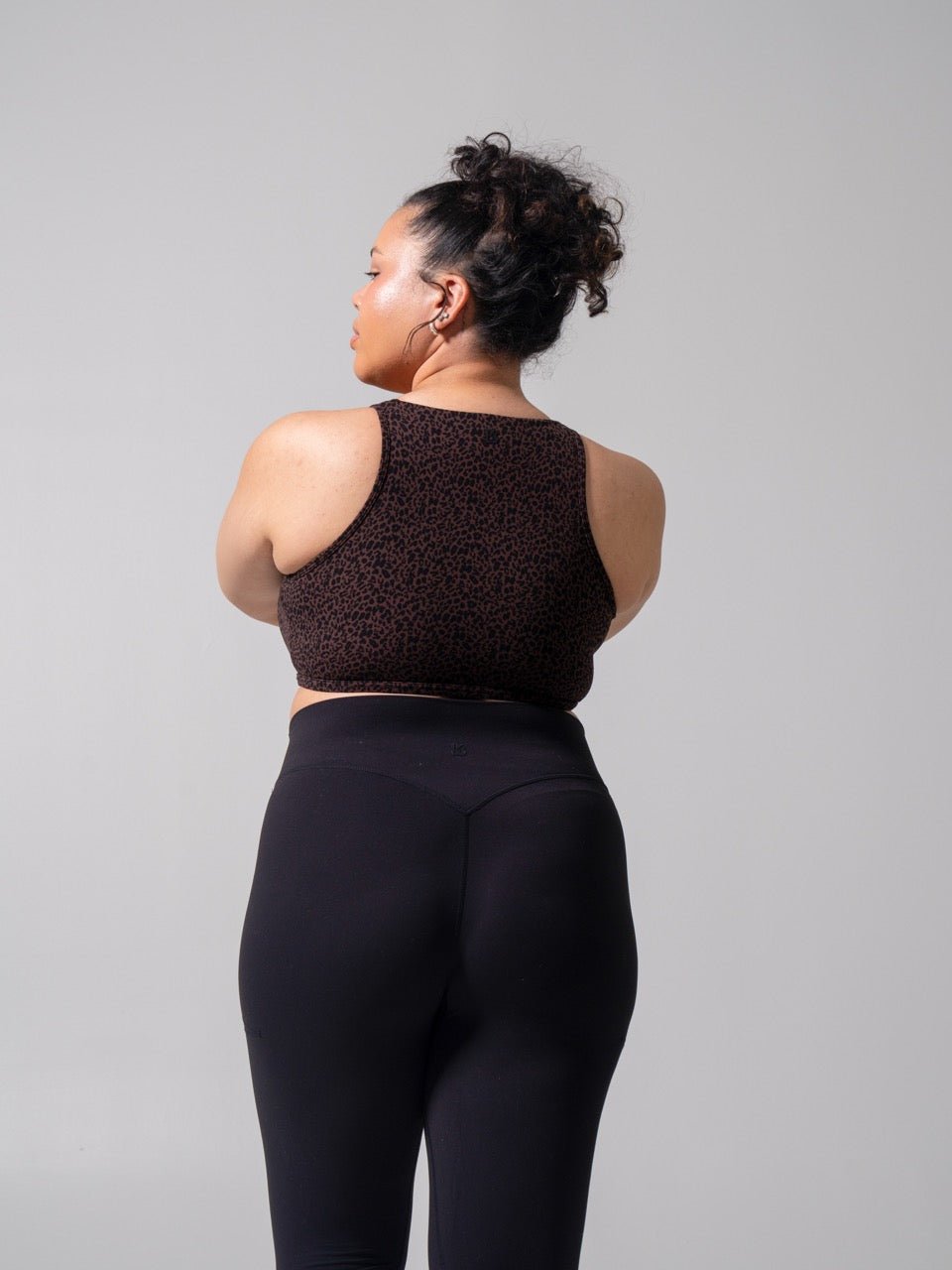 Twist Fit Sports Bra - Leopard Print