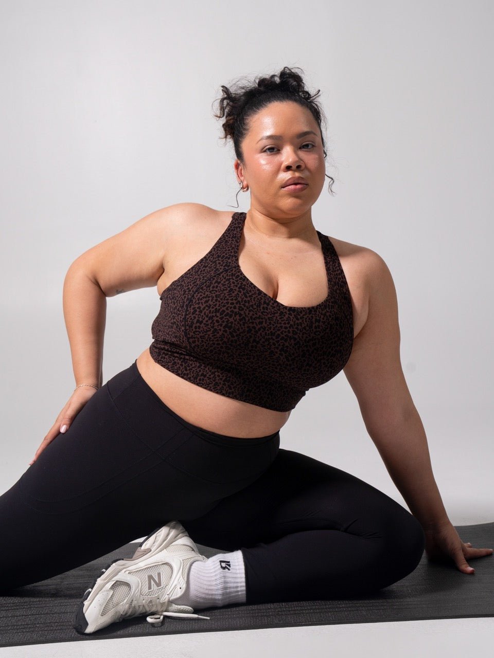 Nubre Twilight Sports Bra - Leopard Print