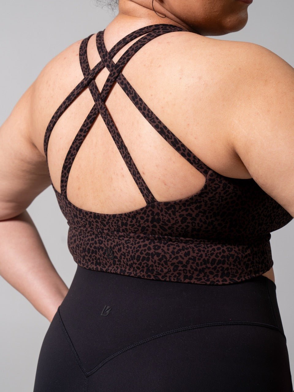 Nubre Twilight Sports Bra - Leopard Print