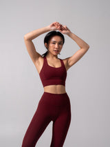 Thumbnail 3 of Nubre Twilight Sports Bra - Vineyard, 3 of 8
