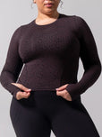 Halo Long Sleeve Baby Tee - Leopard Print
