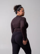 Thumbnail 4 of Halo Long Sleeve Baby Tee - Leopard Print, 4 of 6