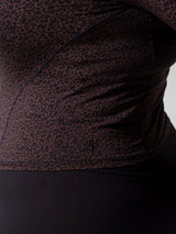 Thumbnail 6 of Halo Long Sleeve Baby Tee - Leopard Print, 6 of 6