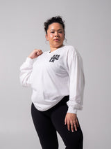 Thumbnail 2 of Stronger Long Sleeve Tee - White, 2 of 8