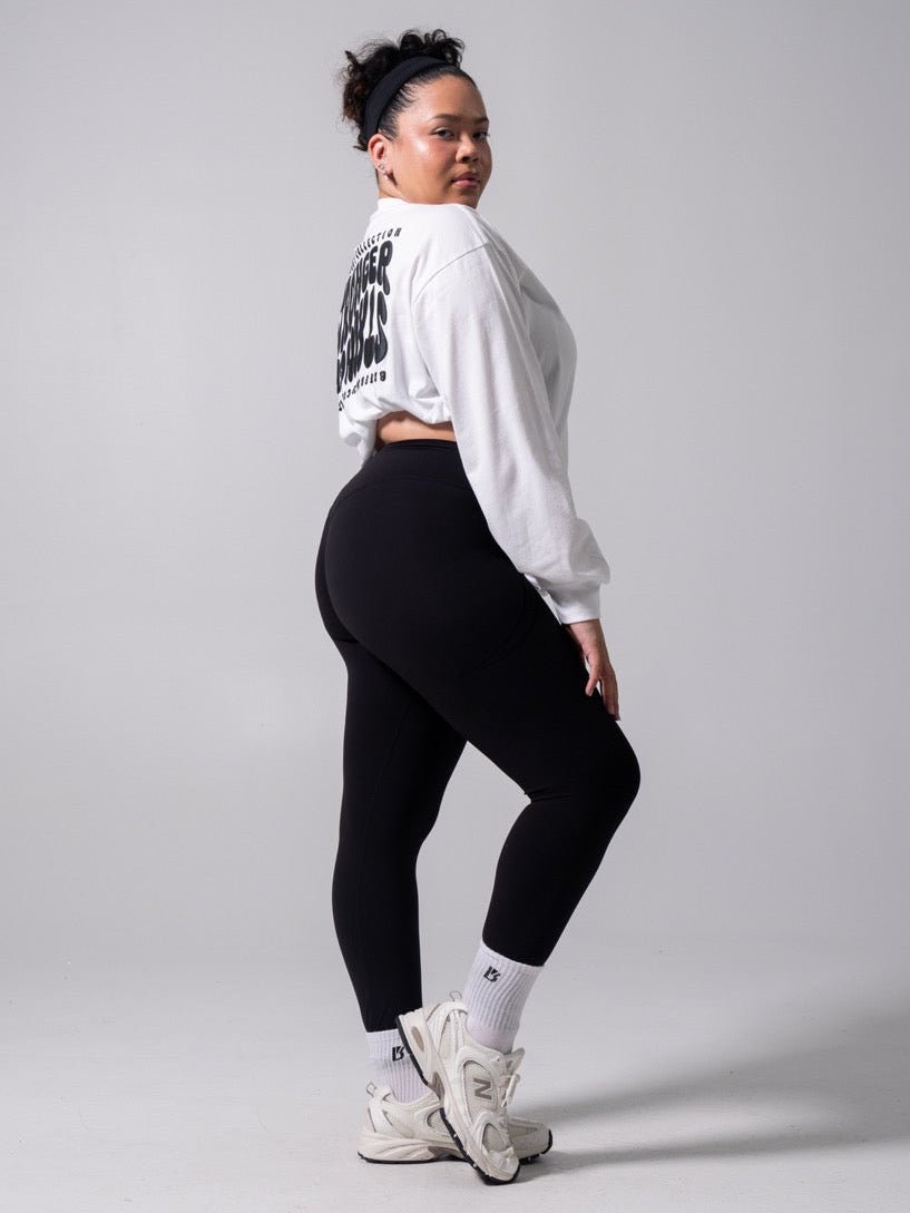 Stronger Long Sleeve Tee - White