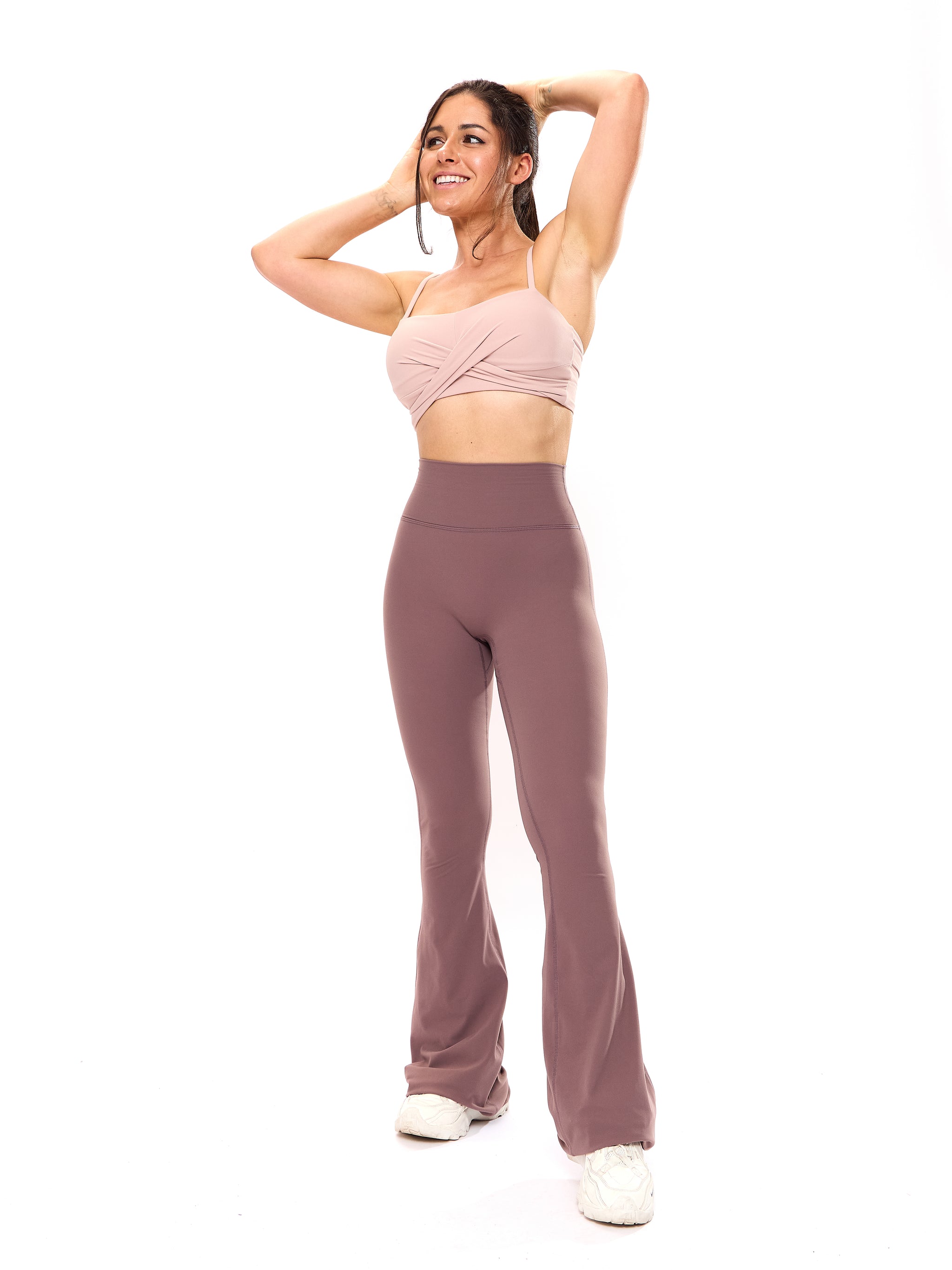 Ivy Wrap Sports Bra - Berry Ice