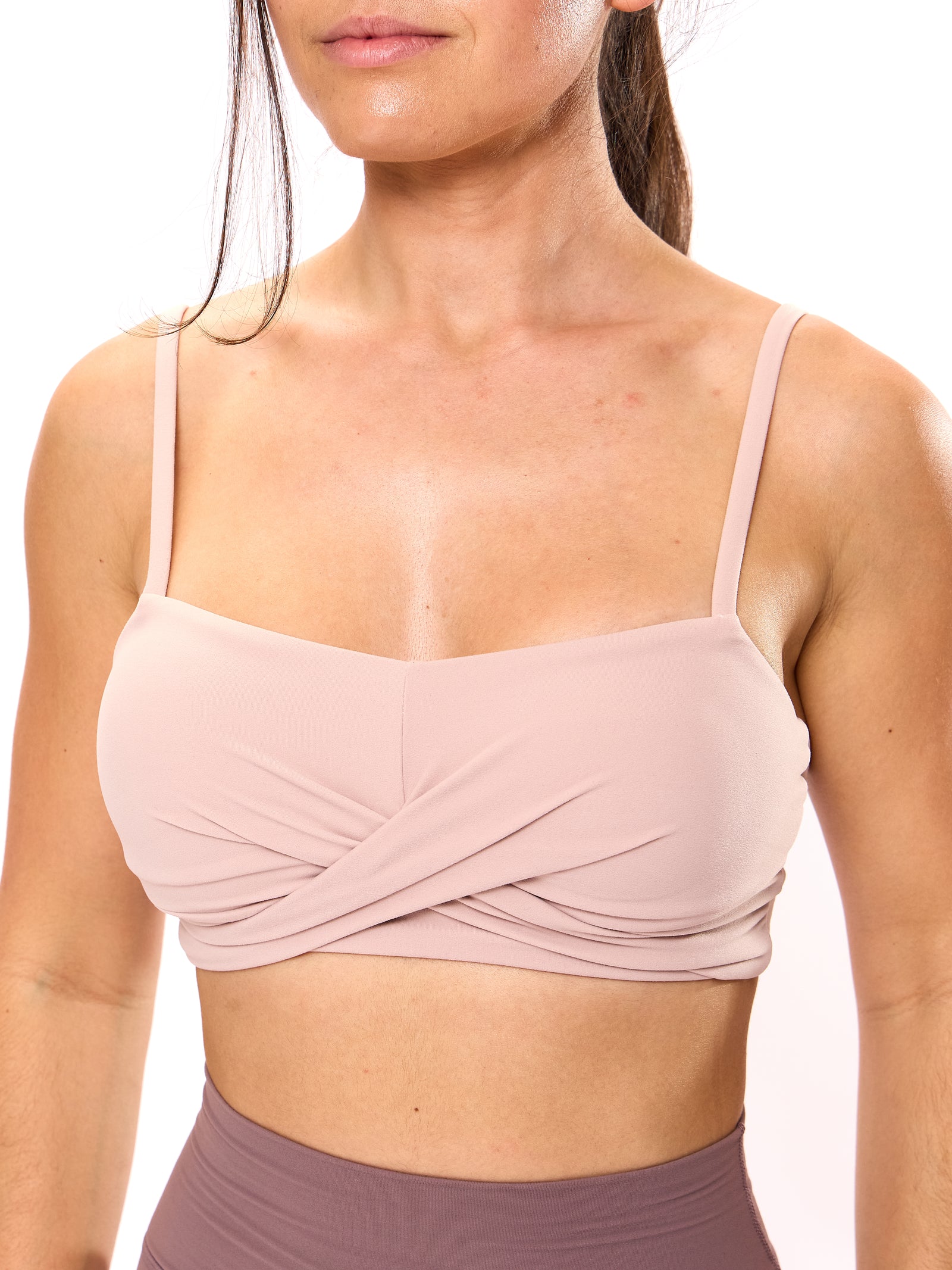 Ivy Wrap Sports Bra - Berry Ice