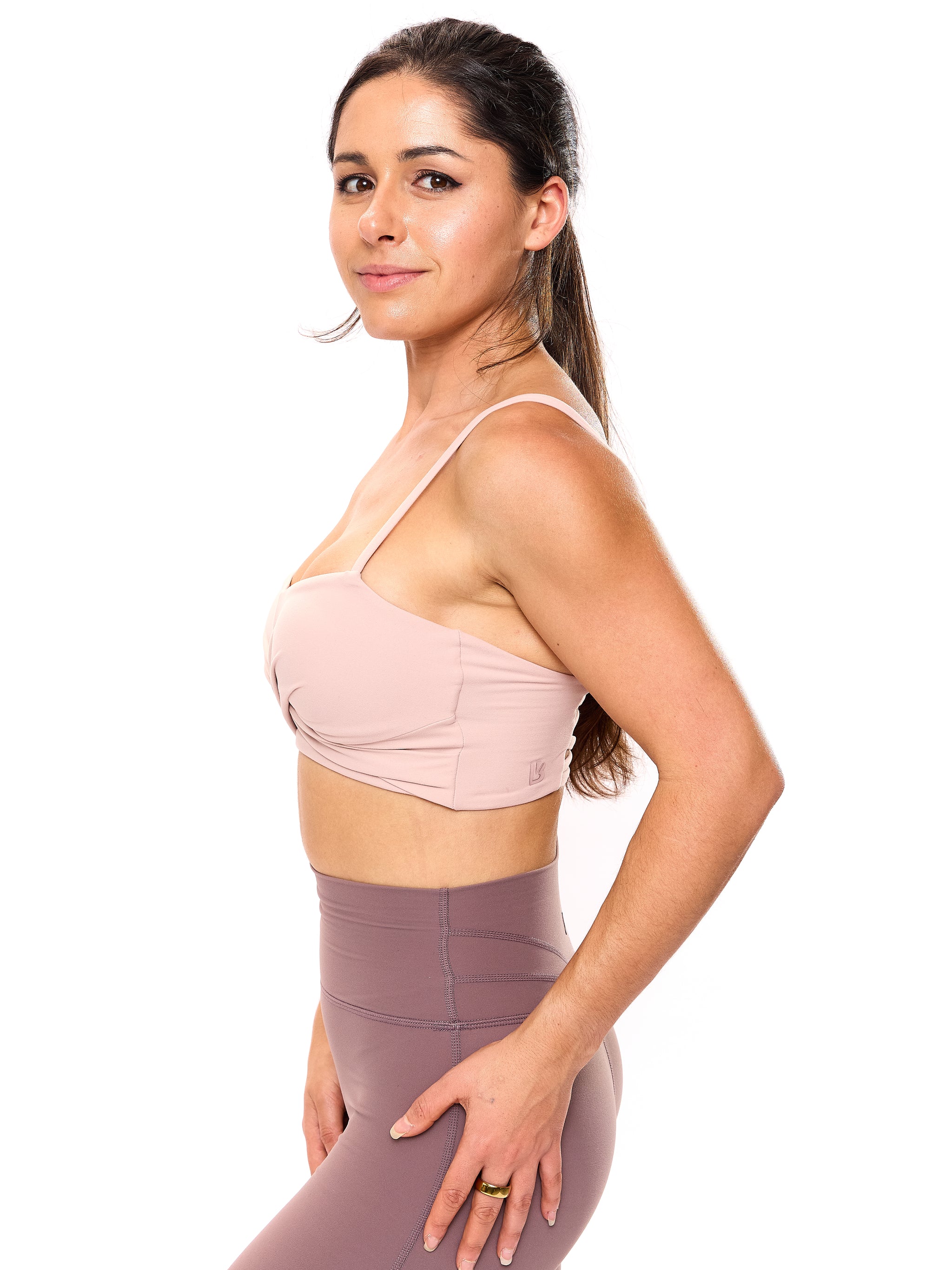 Ivy Wrap Sports Bra - Berry Ice