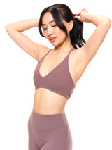 Thumbnail 6 of Girlfriend Reversible Sports Bra - Mocha Berry and Berry Ice, 6 of 8