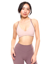 Thumbnail 8 of Girlfriend Reversible Sports Bra - Mocha Berry and Berry Ice, 8 of 8