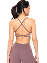 Thumbnail 2 of Girlfriend Reversible Sports Bra - Mocha Berry and Berry Ice, 2 of 8