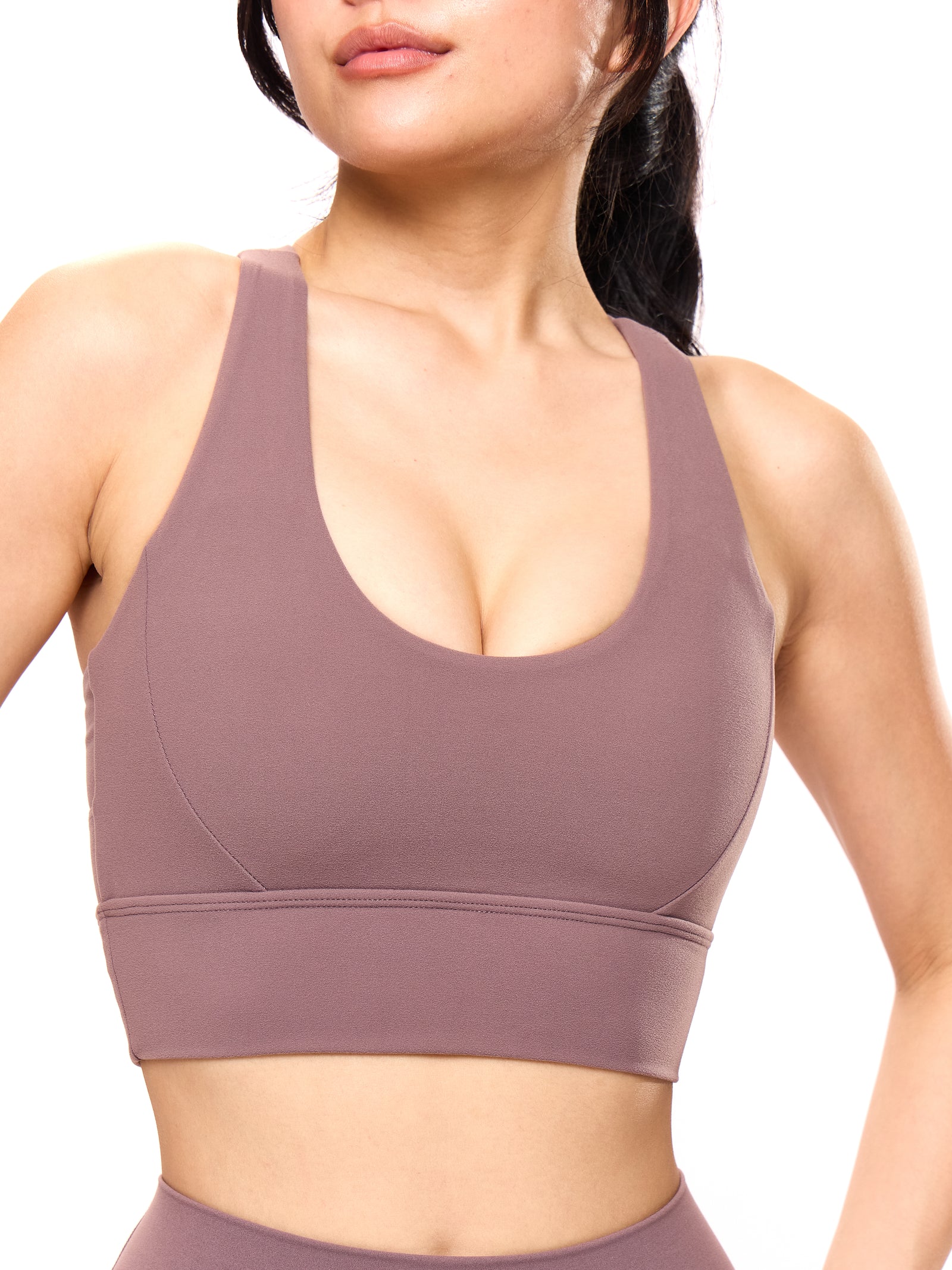 Rosa Sports Bra - Mocha Berry