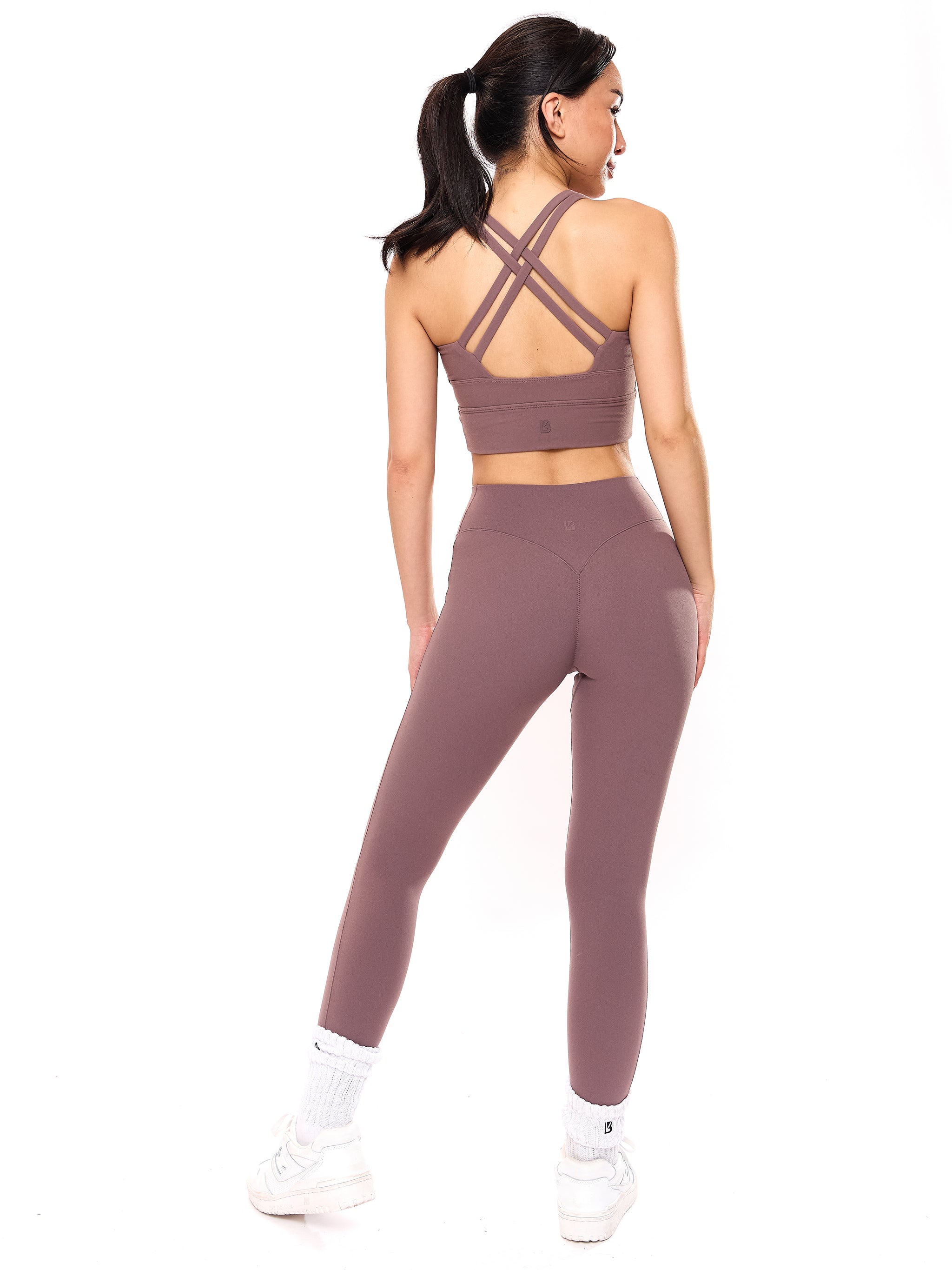 Rosa Sports Bra - Mocha Berry