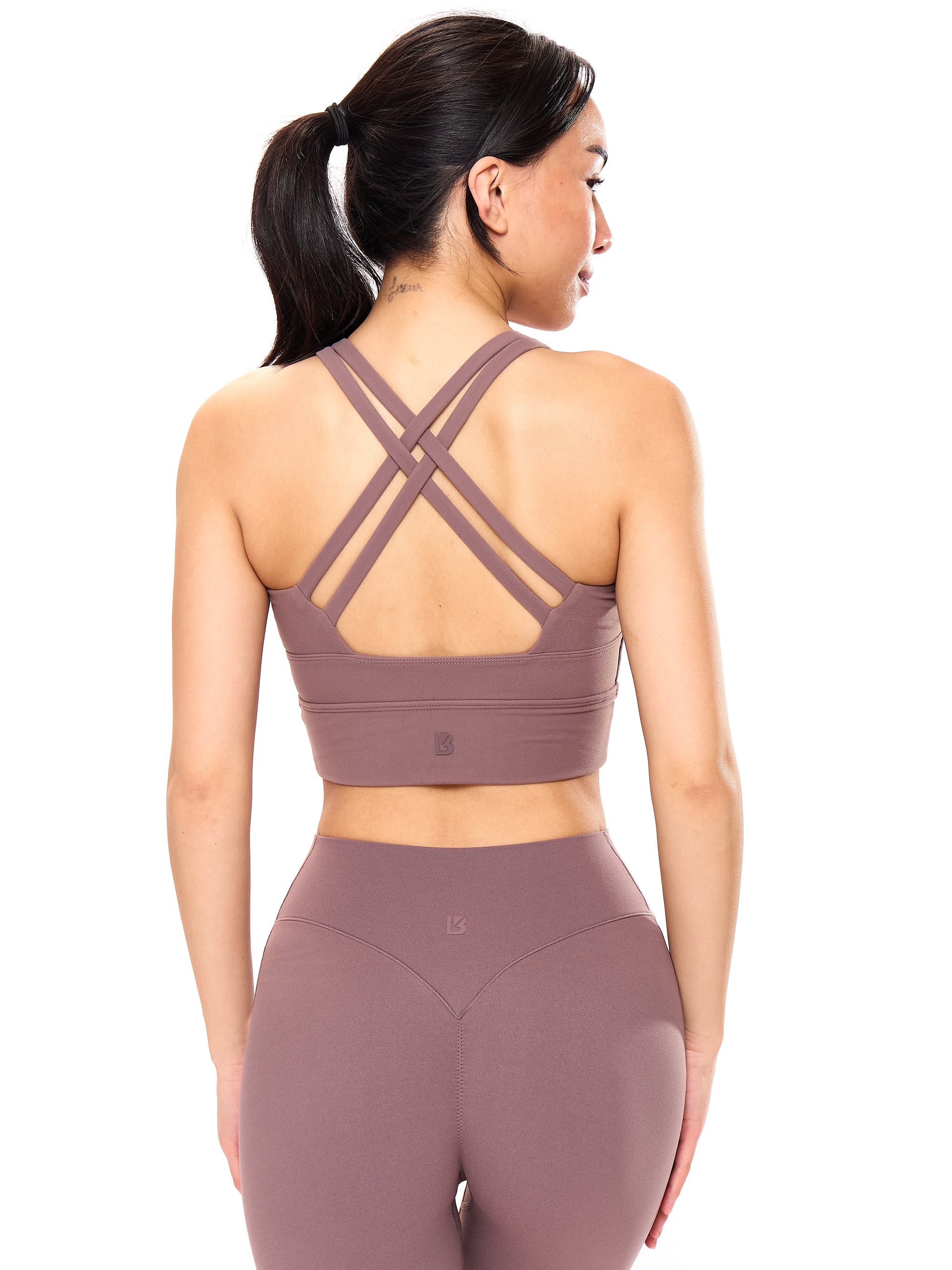 Rosa Sports Bra - Mocha Berry