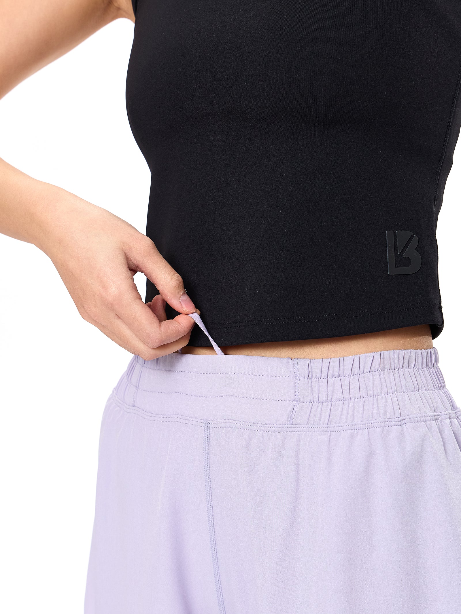 Flirty Flo Short Boyshort - Lavender Smoke