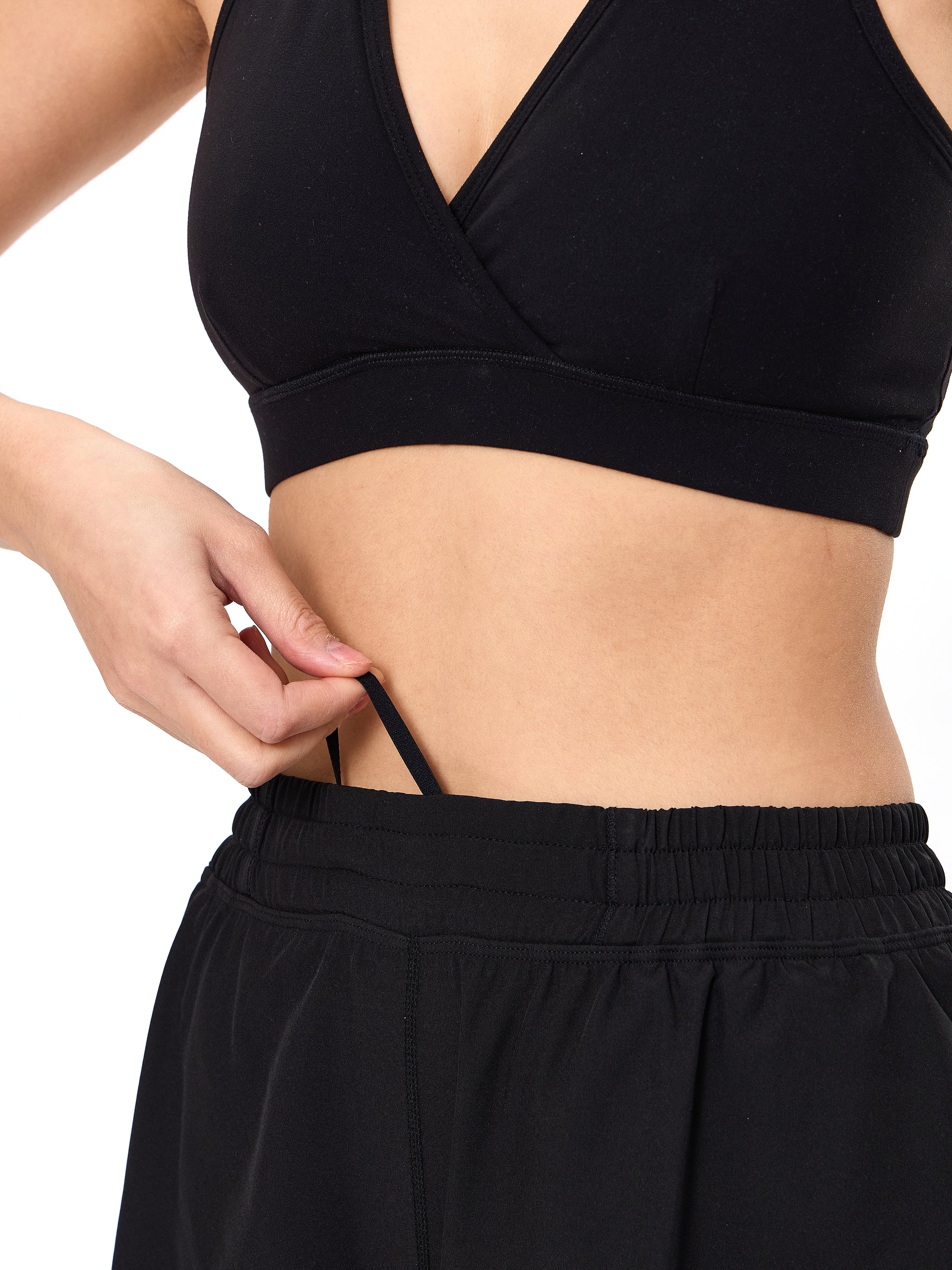 Flirty Flo Short Boyshort - Onyx Black