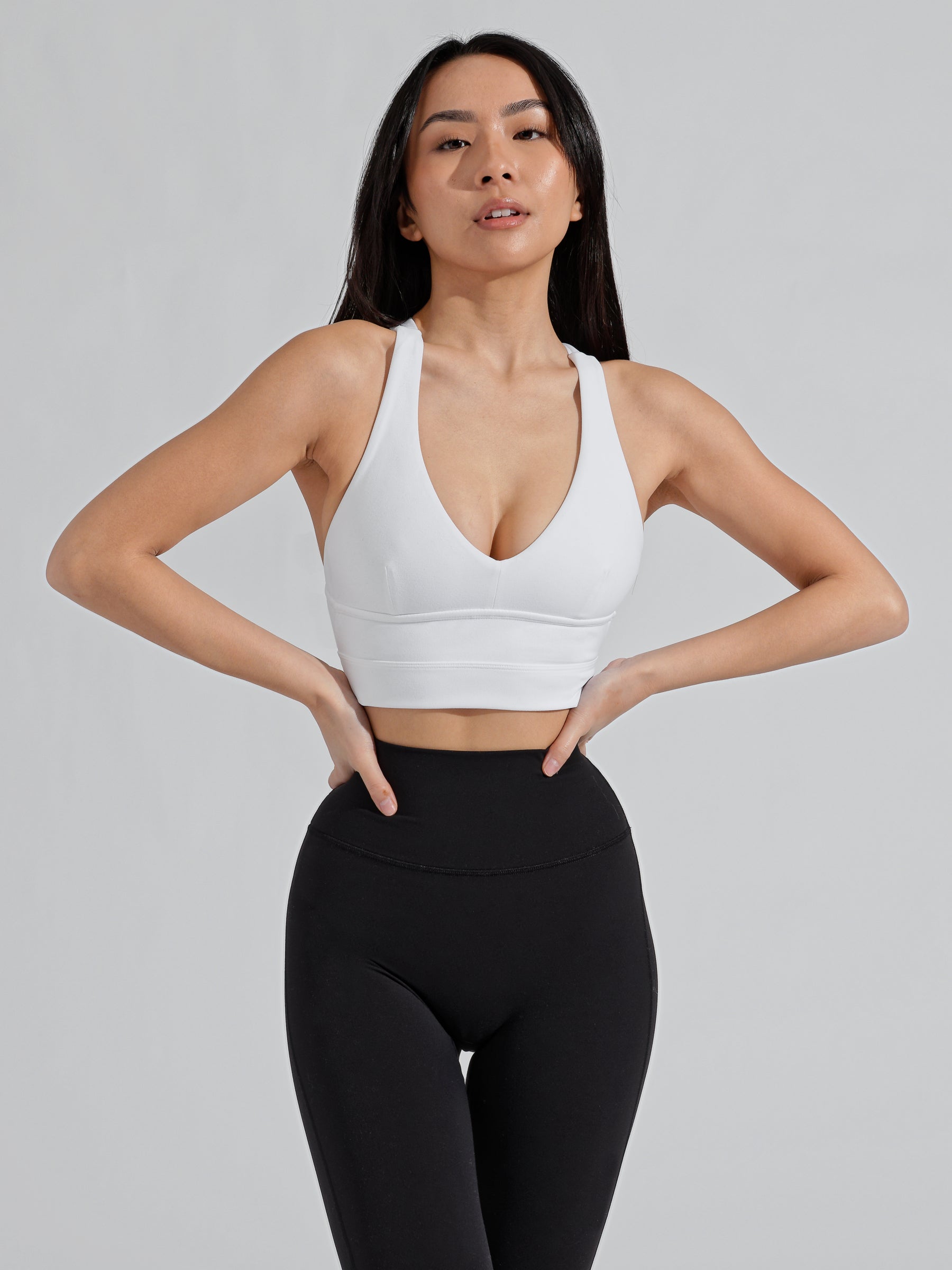 Alpha Sports Bra - White