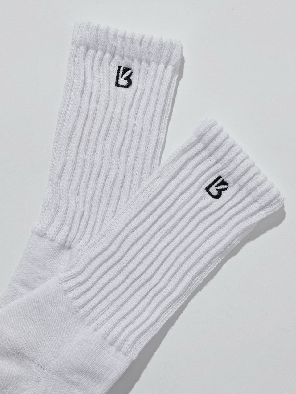 3 Pack Scrunch Sock - White