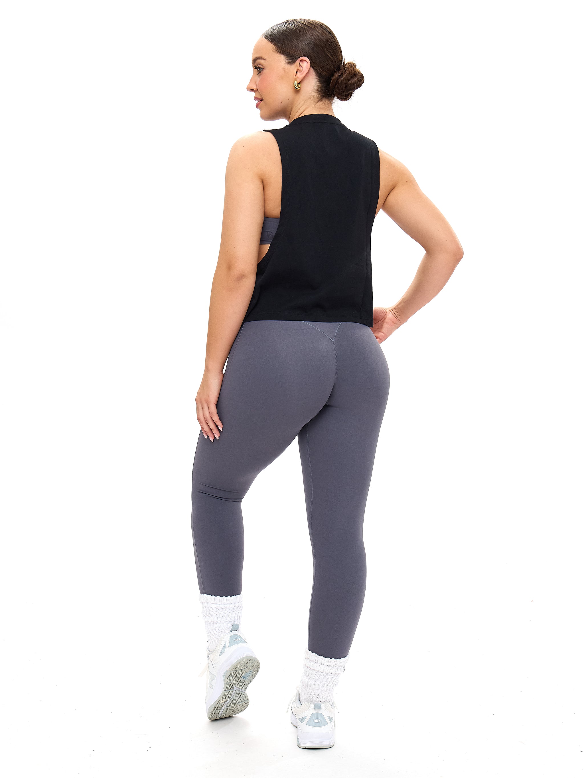 Pretty Crop Tank - Black