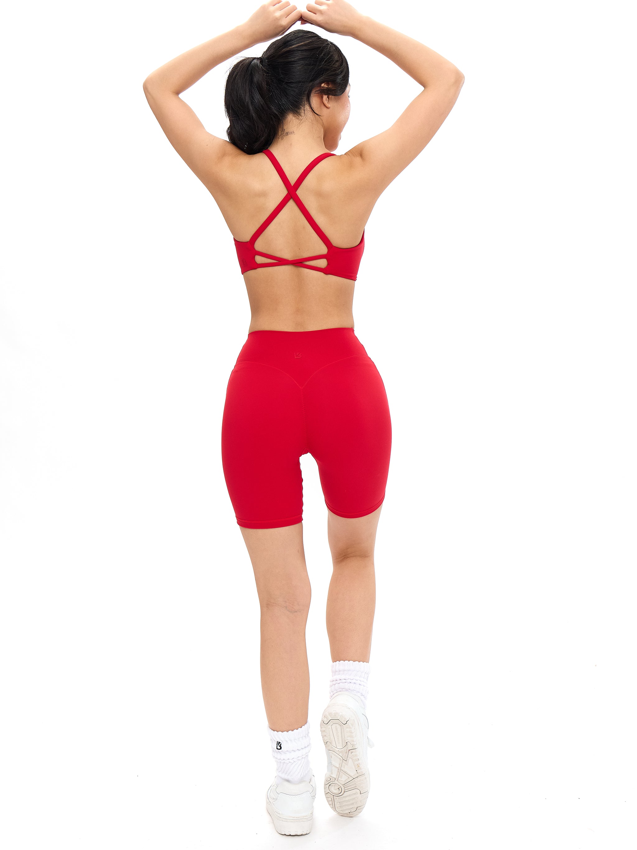 Glow Sports Bra - Lipstick Red