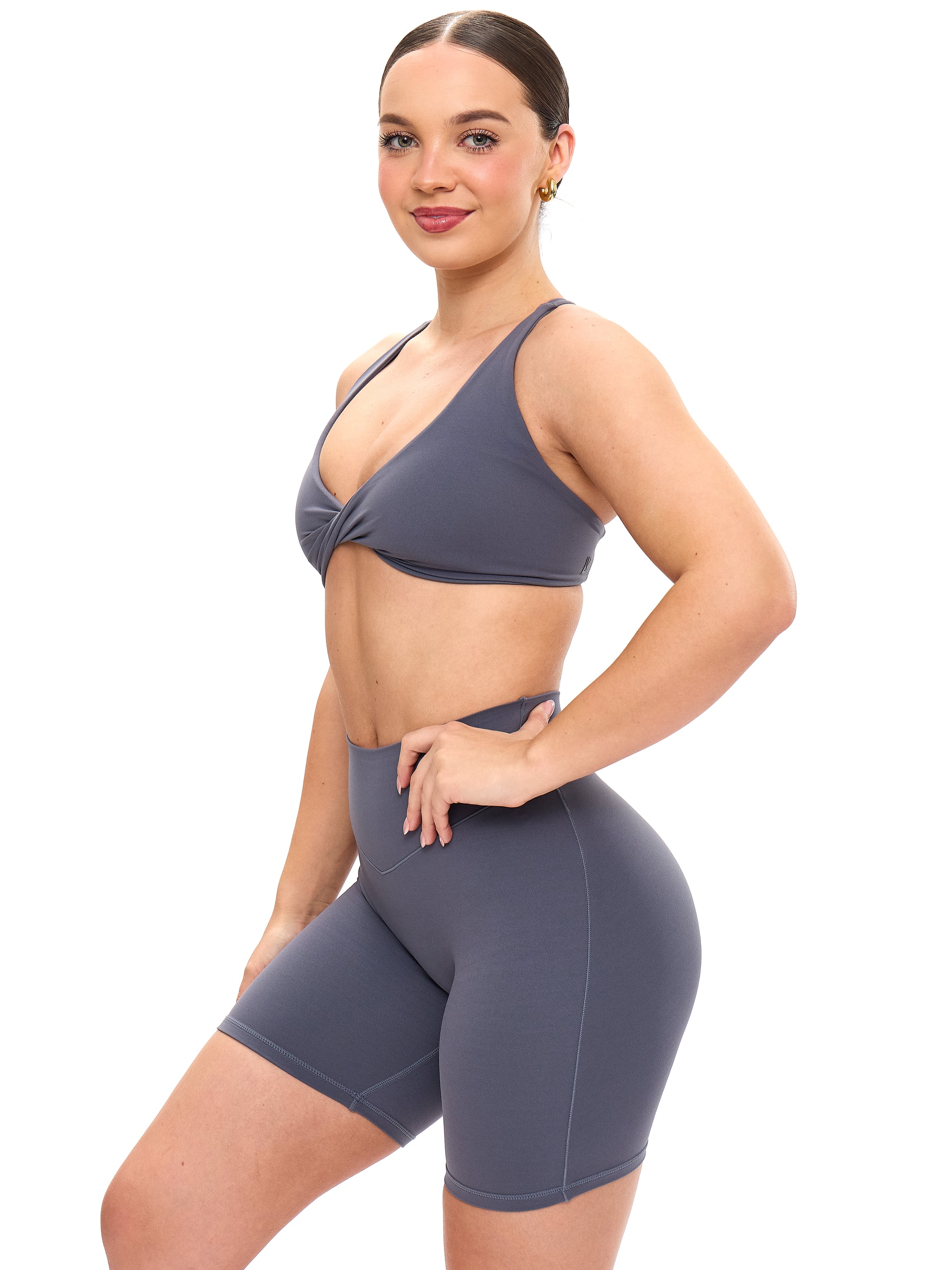 Glow Sports Bra - Blue Steel