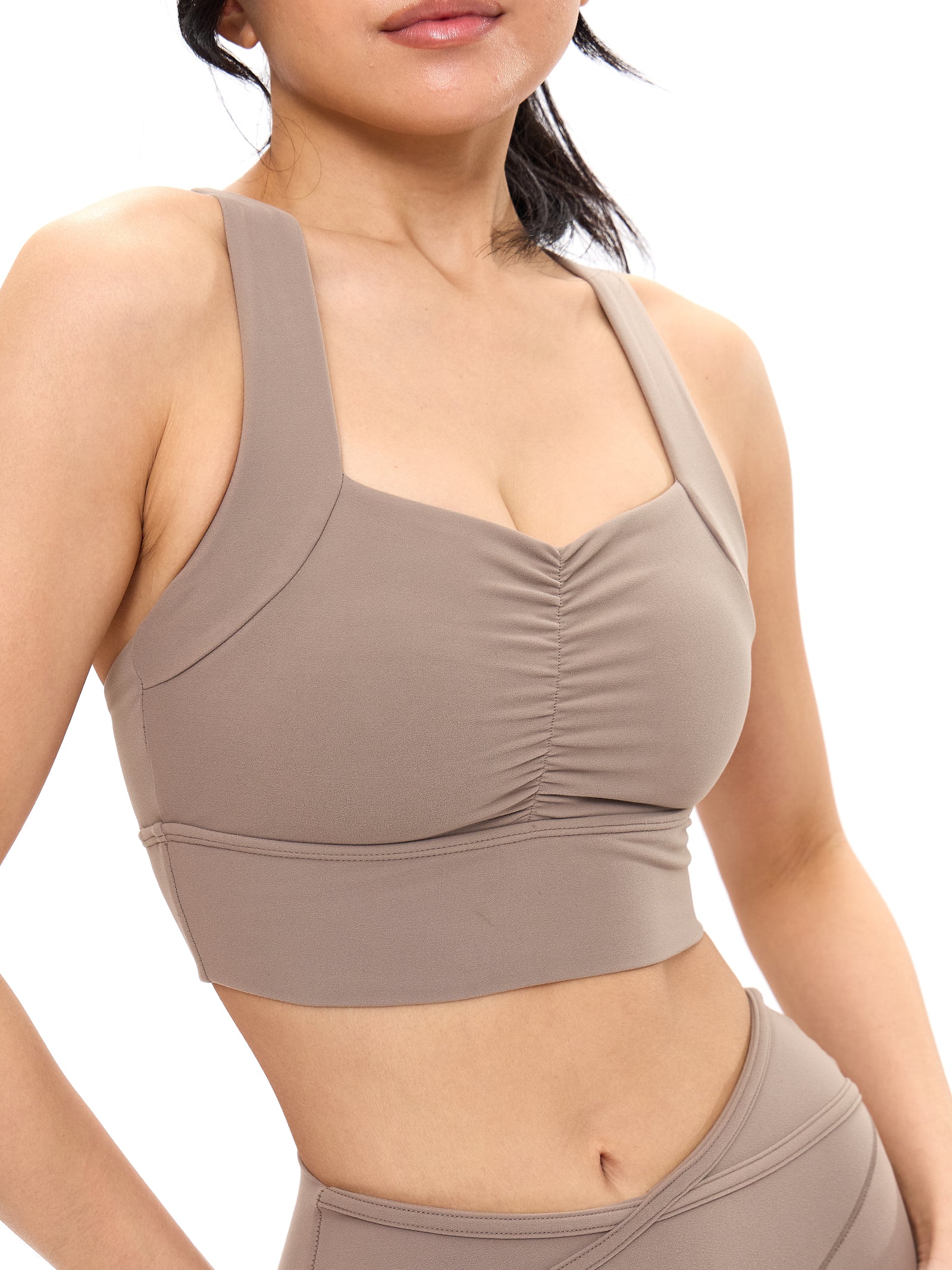 Bloom Sports Bra - Chai Latte