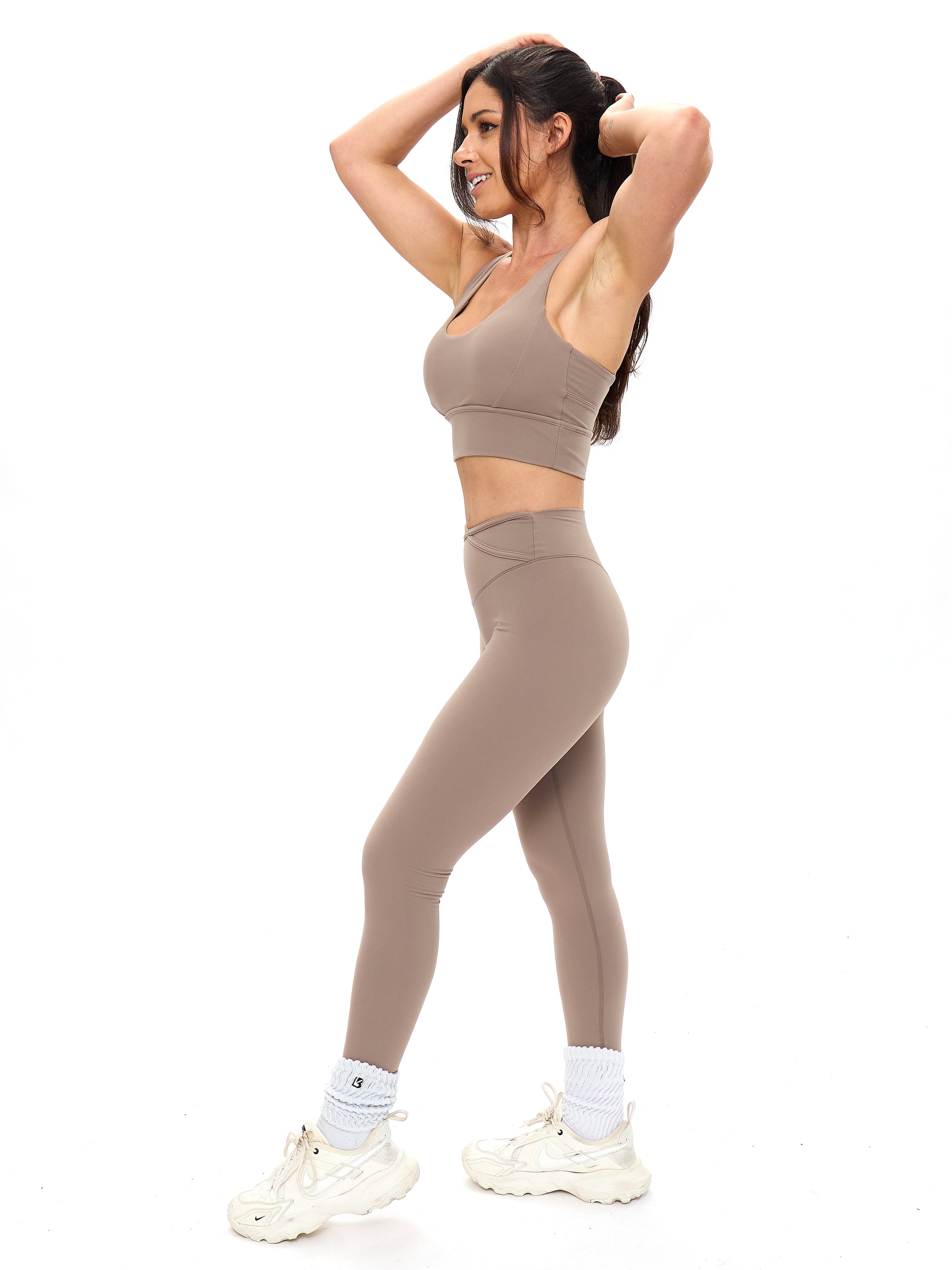 Rosa Sports Bra - Chai Latte