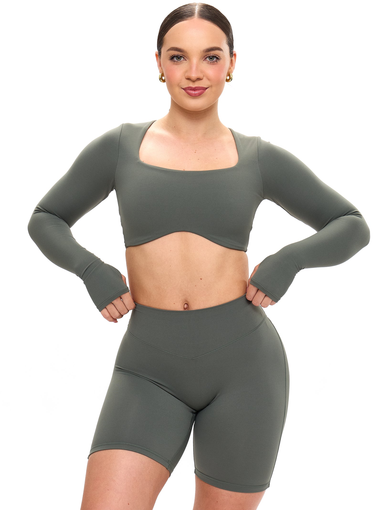 Aggressive Scrunch Short 7" - Shadow Sage