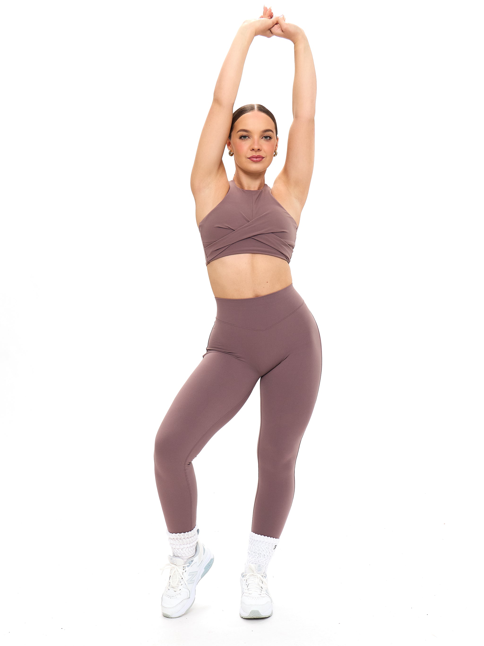 Candy Crew Sports Bra - Mocha Berry