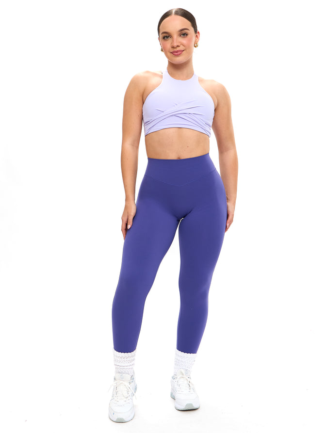 Aggressive Scrunch Legging - Lunar Blue
