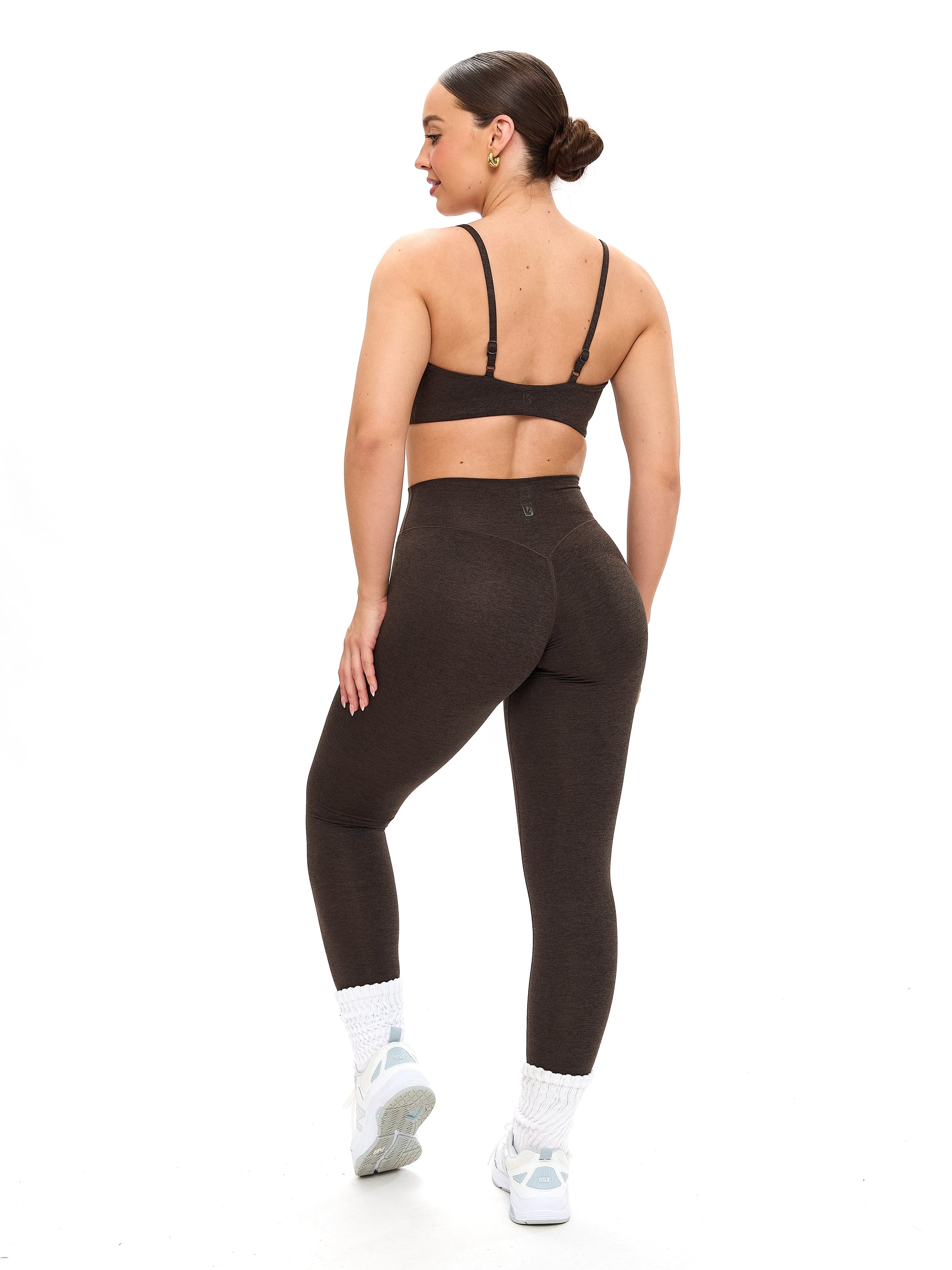 Dream Heathered Legging - Cold Brew