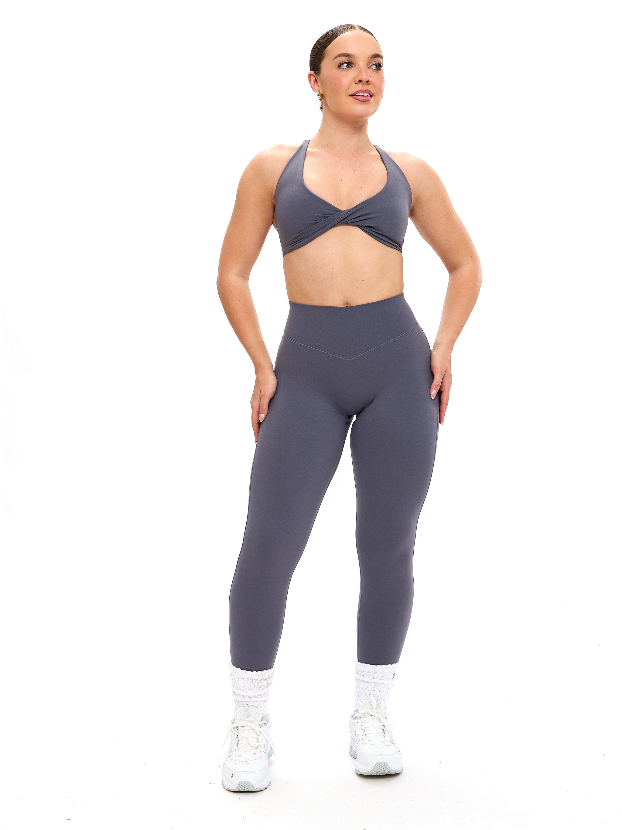 Aggressive Scrunch Legging - Blue Steel
